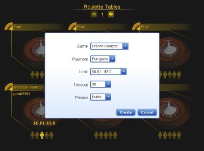 Virtual roulette